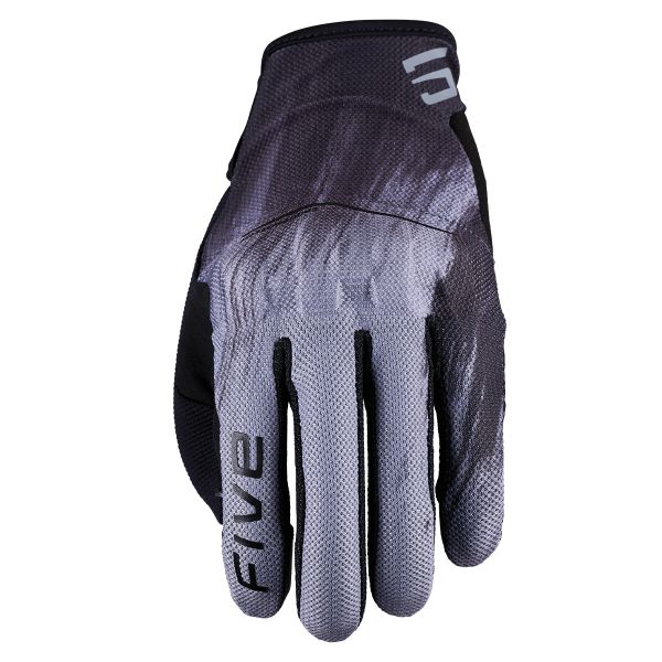 Guanti moto Five RS Spazzola a flusso d'aria Grigio