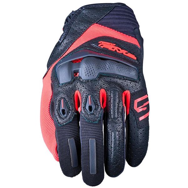 Guanti moto Five RS1 Black Fluo Red Guanti moto Five RS1 Black Fluo Red