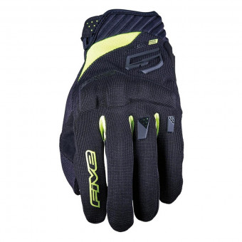 Guanti moto Five RS3 Evo Black Fluo Yellow