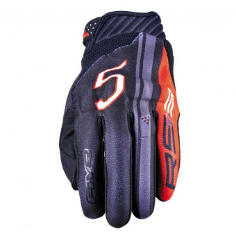 Guanti moto Five RS3 Evo Sport Black Red