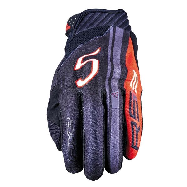 Guanti moto Five RS3 Evo Sport Black Red