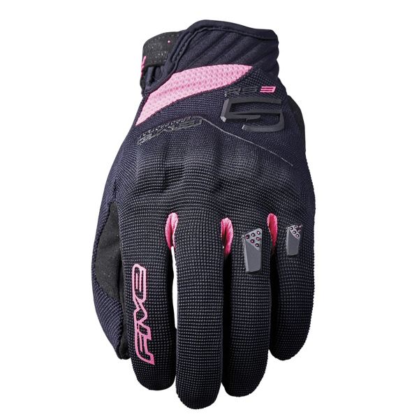 Guanti moto Five RS3 Evo Woman Black Fluo Pink Guanti moto Five RS3 Evo Woman Black Fluo Pink