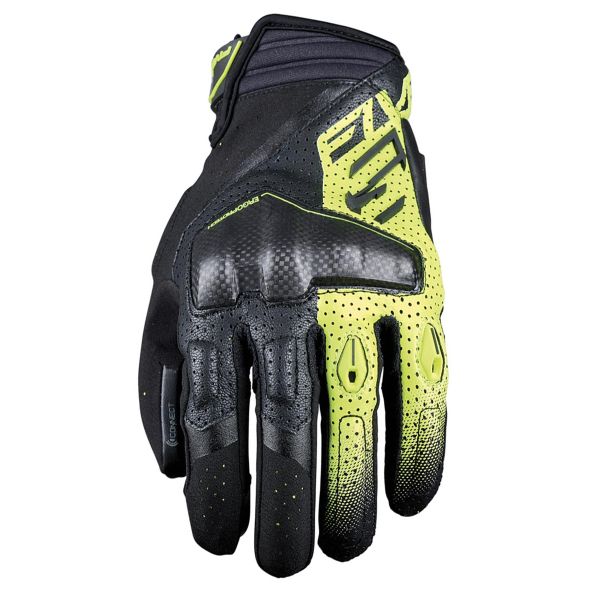 Guanti moto Five RSC Evo Black Fluo Yellow Guanti moto Five RSC Evo Black Fluo Yellow