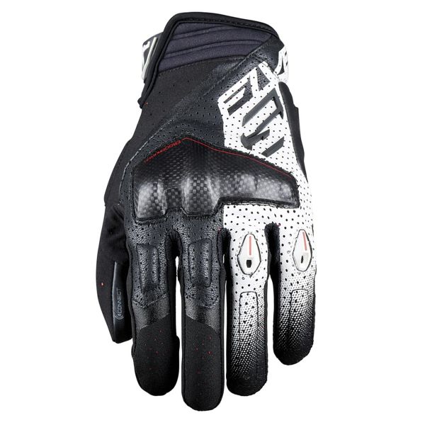 Guanti moto Five RSC Evo Black White Guanti moto Five RSC Evo Black White