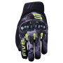 Guanti moto Five RSX Camo Nero Giallo Fluo