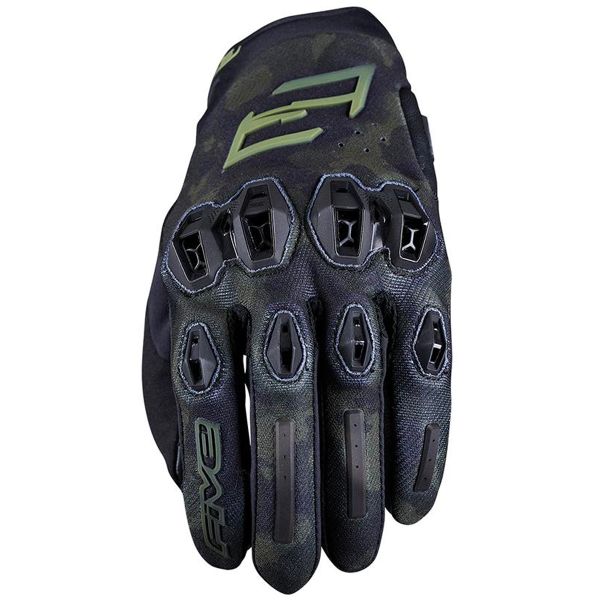 Guanti moto Five Stunt Evo 2 Camo Kaki Guanti moto Five Stunt Evo 2 Camo Kaki