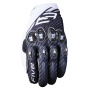 Guanti moto Five Stunt Evo 2 Fiber Black White
