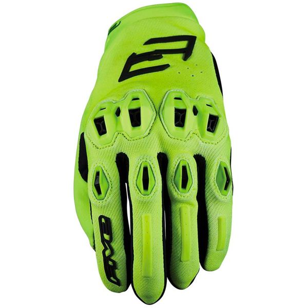 Guanti moto Five Stunt Evo 2 Fluo Yellow Guanti moto Five Stunt Evo 2 Fluo Yellow