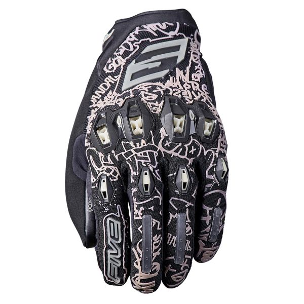 Guanti moto Five Stunt Evo 2 Graffiti Glow Guanti moto Five Stunt Evo 2 Graffiti Glow