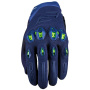 Guanti moto Five Stunt Evo 2 Night Blue Fluo Yellow