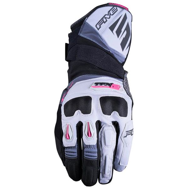 Guanti moto Five TFX2 WP Woman Grey Pink Guanti moto Five TFX2 WP Woman Grey Pink