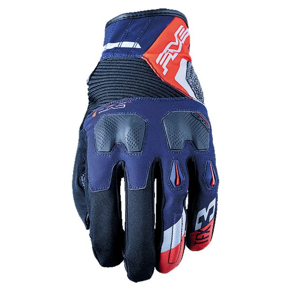 Guanti moto Five TFX3 Blue Red