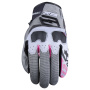 Guanti moto Five TFX4 WP Donna Grigio Rosa