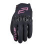 Guanti moto Five Tricks Woman Black Fluo Pink
