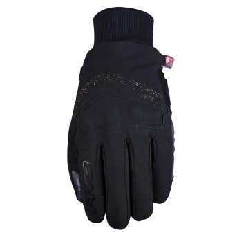 Guanti moto Five WFX District WP Donna Nero Oro