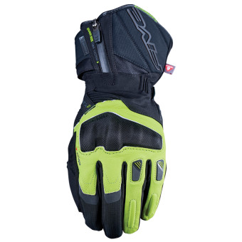 Guanti moto Five WFX1 Evo WP Nero Giallo Fluo