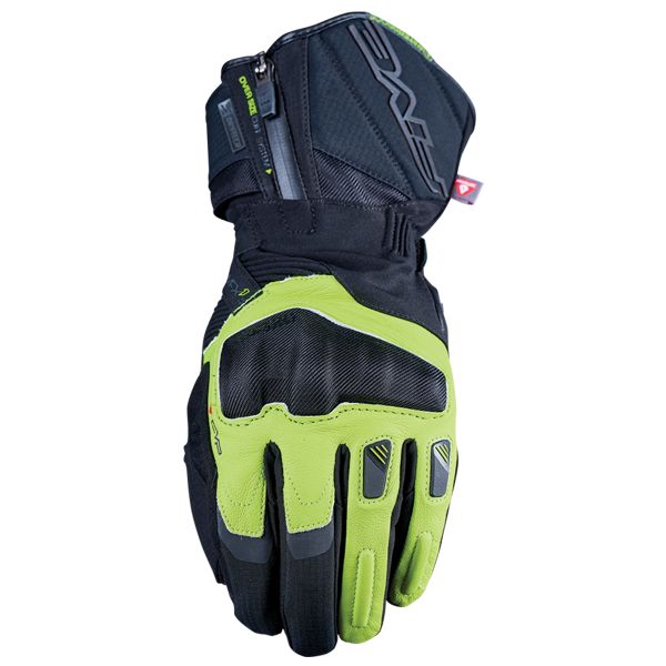 Guanti moto Five WFX1 Evo WP Nero Giallo Fluo