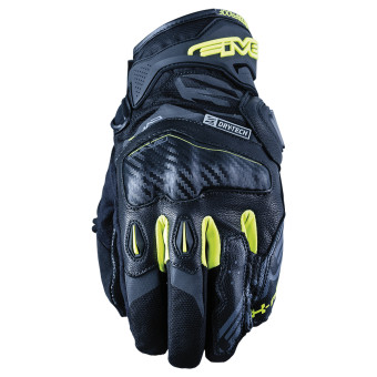 Guanti moto Five X-Rider WP nero giallo fluo Guanti moto Five X-Rider WP nero giallo fluo
