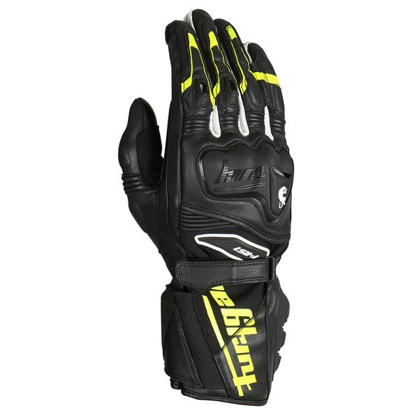 Guanti moto Furygan F-RS1 Black Yellow Fluo White