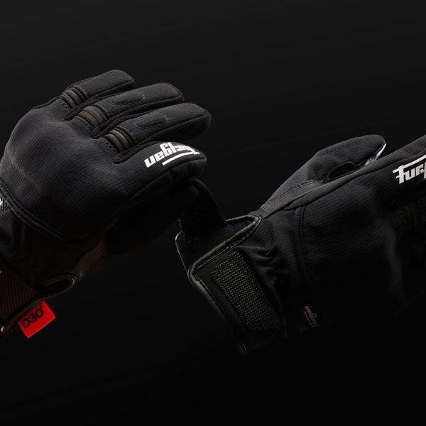 Furygan Jet Kid All Seasons Evo Black White
