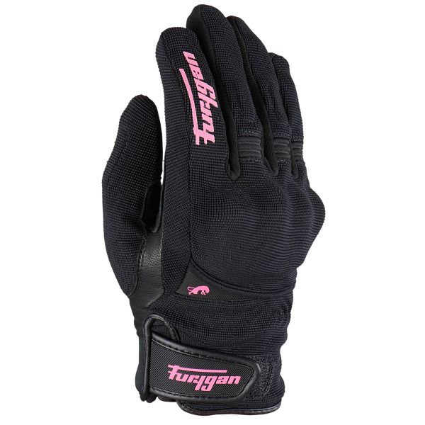 Guanti moto Furygan Jet Lady All Season D3O Black Pink