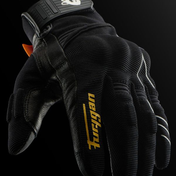 Furygan Jet Neon D3O Lady Nero Oro Bianco