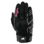 Guanti moto Furygan Jet Neon D3O Lady Nero Bianco Rosa