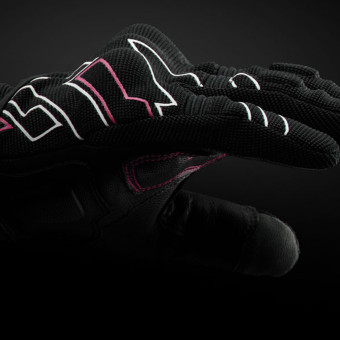 Furygan Jet Neon D3O Lady Nero Bianco Rosa