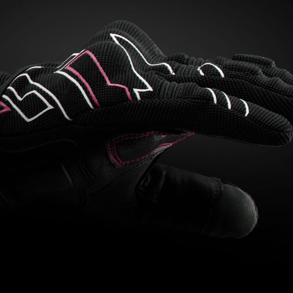 Furygan Jet Neon D3O Lady Nero Bianco Rosa