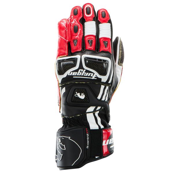 Guanti moto Furygan STYG21 X Kevlar Black White Red
