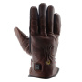 Guanti moto Helstons Benson Evo riscaldato in pelle marrone