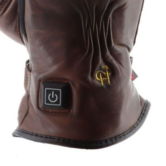 Helstons Benson Evo riscaldato in pelle marrone