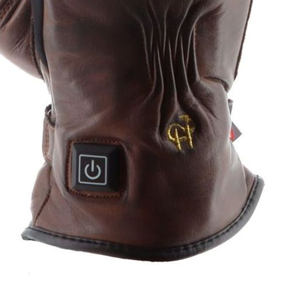 Helstons Benson Evo riscaldato in pelle marrone
