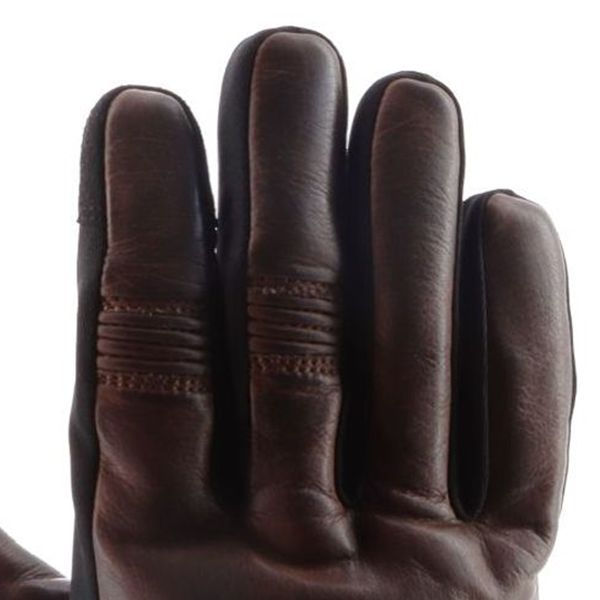 Helstons Benson Evo riscaldato in pelle marrone