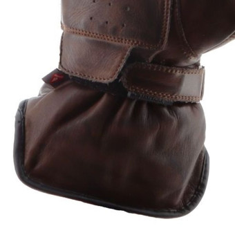 Helstons Benson Evo riscaldato in pelle marrone