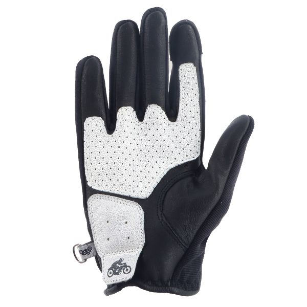 Helstons Duna Lady Summer 4Ways Pelle Nero Bianco