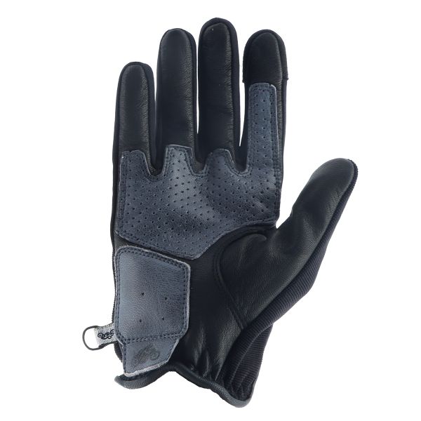 Helstons Dune Summer 4Ways in pelle nera e grigia