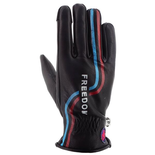 Guanti moto Helstons Freedom Lady Summer Black Blue Red