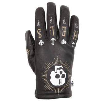 Guanti moto Helstons Grafic Winter Lady Black Guanti moto Helstons Grafic Winter Lady Black