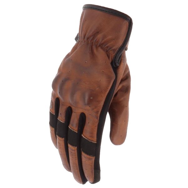 Guanti moto Helstons Holy Summer Girl Cammello Nero