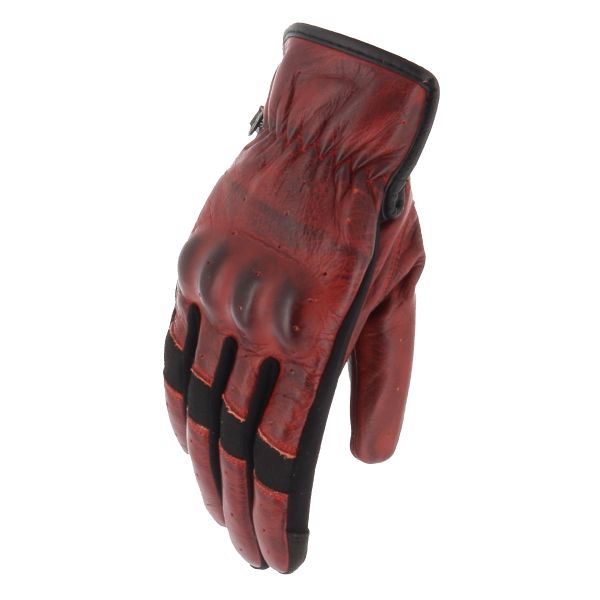 Guanti moto Helstons Holy Summer Girl Rosso Nero