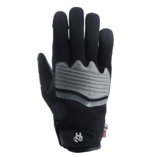 Guanti moto Helstons Jazz Winter 4Ways Pelle Nero Grigio