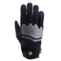 Guanti moto Helstons Jazz Winter 4Ways Pelle Nero Grigio