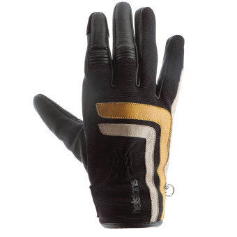 Guanti moto Helstons Jeff Summer Black Gold Beige Guanti moto Helstons Jeff Summer Black Gold Beige