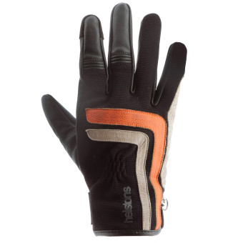 Guanti moto Helstons Jeff Summer Black Orange Beige Guanti moto Helstons Jeff Summer Black Orange Beige