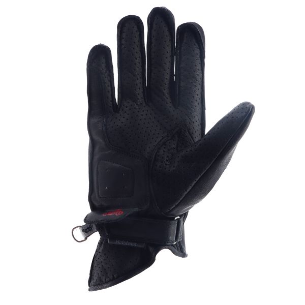 Helstons Rod Air Summer Pelle Nero Rosso