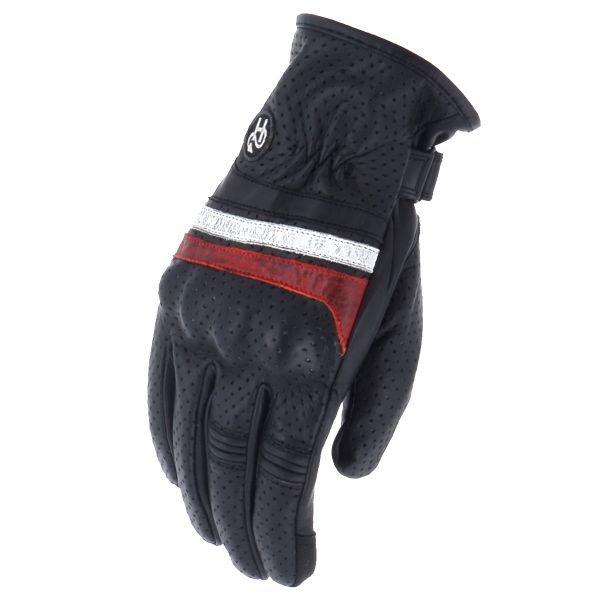Guanti moto Helstons Skyline Air Nero Bianco Rosso