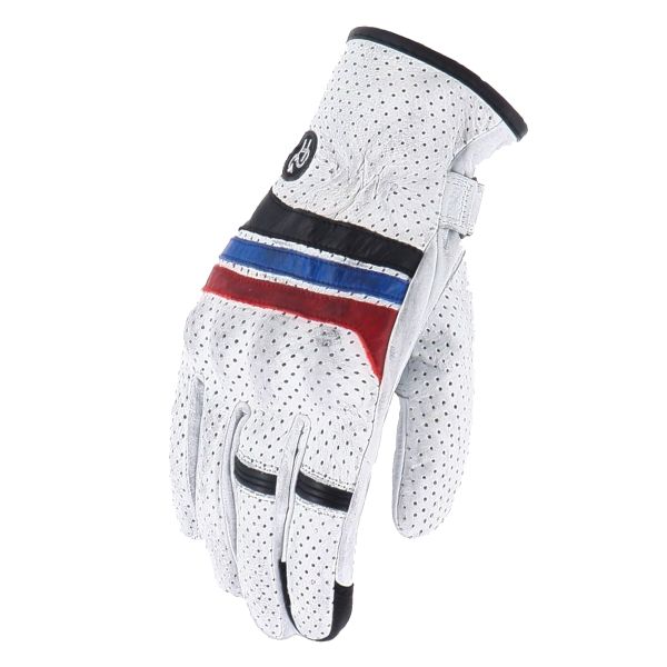 Guanti moto Helstons Skyline Air Bianco Nero Blu Rosso