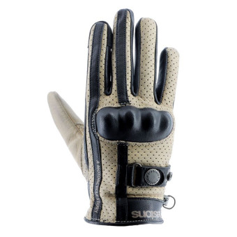Guanti moto Helstons Tinta Summer Beige Black Guanti moto Helstons Tinta Summer Beige Black
