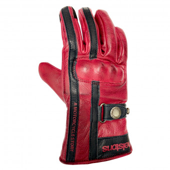 Guanti moto Helstons Tinta Winter Lady Burgundy Blue Guanti moto Helstons Tinta Winter Lady Burgundy Blue